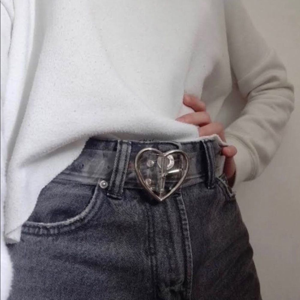 Brandy Melville clear belt!!
